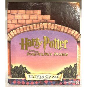 Harry Potter and the Sorcerer’s Stone Trivia Game 2000 Board Game 100% COMPLETE